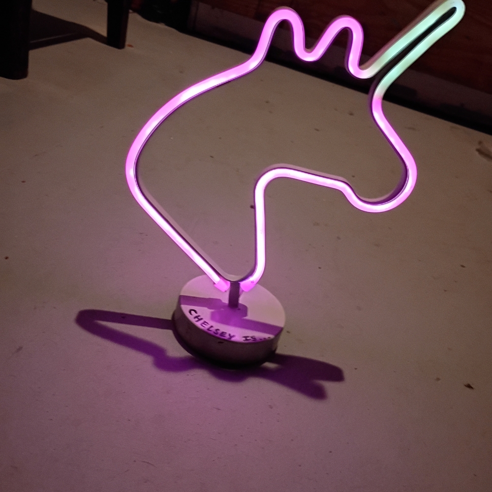 Cheery Unicorn Neon Light